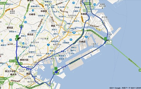 湾岸一周ルート