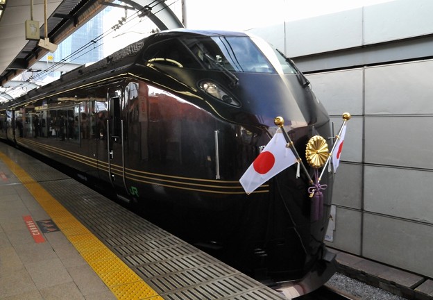 JR東日本 E655系TR車(E655-1)に東京駅より皇太子殿下「恩賜林御下賜100周年記念大会」に向け御乗用