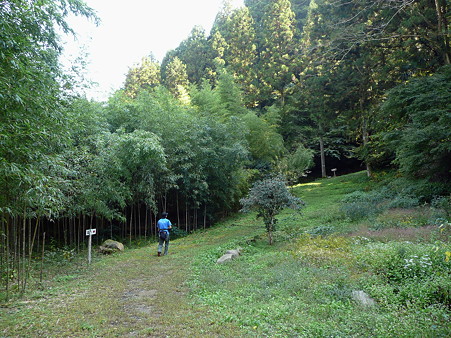 西里の滝へ続く遊歩道