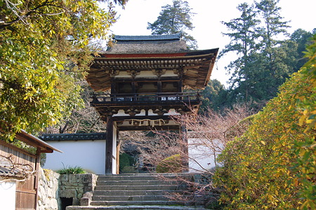 2012年01月09日長岳寺 鐘楼門