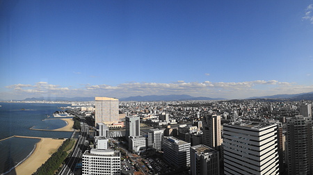 福岡タワーからの福岡市市街