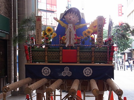博多祇園山笠 2010 飾り山 アニメちびまる子ちゃん 新天町子供山笠