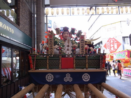 22 博多祇園山笠 飾り山 子供山笠 新天町 2012年 写真画像
