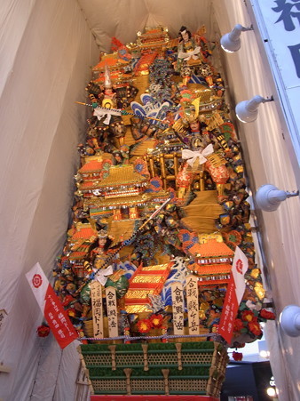 31 博多祇園山笠 飾り山 福岡ドーム 合戦賤ケ岳(かっせんしずがたけ)2012年 写真画像