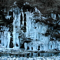 三十槌の氷柱　自然美全景２