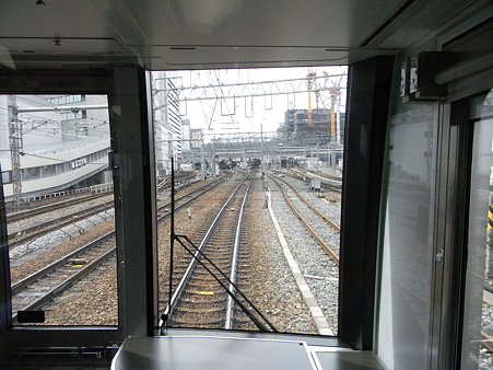 321系東海道本線の車窓(新大阪→大阪)9