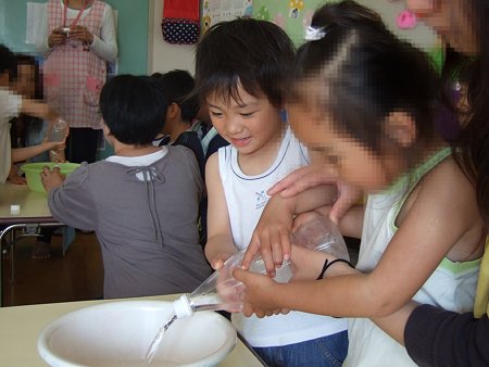 シャボン液作ろう!