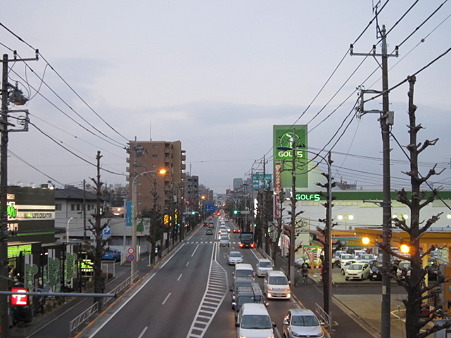 夕日も夕焼けも