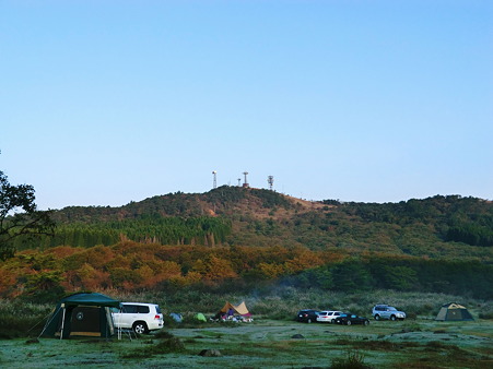 暁晴山の曙